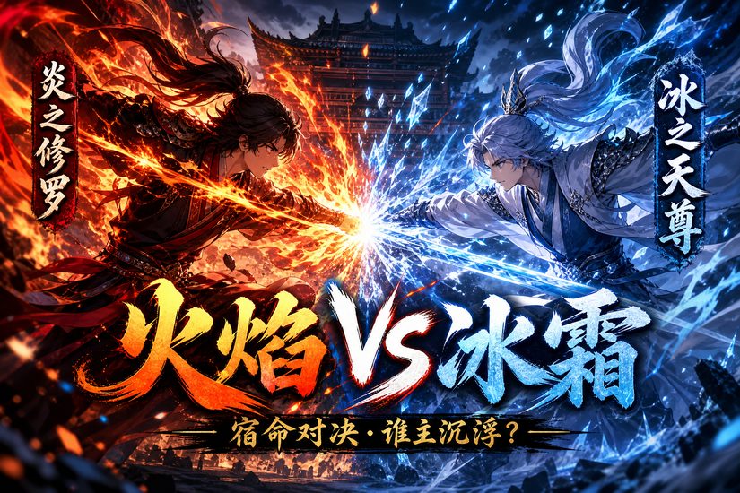 网红主播-炎冰对决热血动漫演示